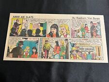 #11a  ABBIE AN' SLATS Sunday Third Page Comic Strip  April 2, 1967 picture