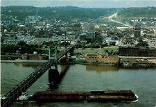 Steubenville, Ohio, Ohio River, Weirton, West Virginia, Bob Newbrough Postcard picture