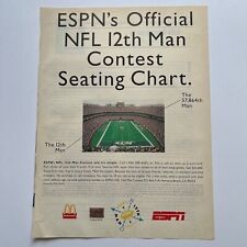 Vintage ESPN NFL Magazine Print Ad 1993 Full Page Color Advertisement picture