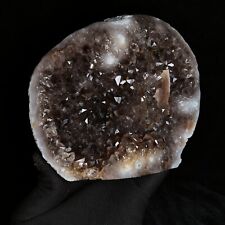3.97 lbs Black Amethyst Geode Crystal Stone A Gateway to Spiritual Renewal picture