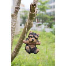 HANGING YORKSHIRE TERRIER PUPPY STATUE picture
