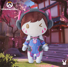 Game Official Overwatch D.Va Cute Q Version Plush Doll Toys Birthday Gifts New picture