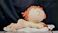 Vintage Bumpkins Baby On Bearskin Rug by George Good Ceramic Figurine 5