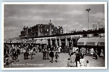 Hague Netherlands Postcard Boulevard Scheveningen c1940's Vintage RPPC Photo picture