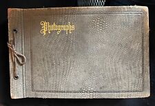 1900's-pre WWII photo album family US Army soldiers 90th Infantry Division picture