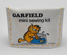 Vtg 1978 Garfield Mini Sewing Kit White United Feature Syndicate Inc picture