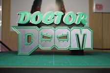 Doctor Doom 3D printed Comic Logo Art picture