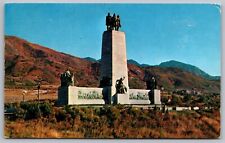 This Is Place Monument Salt Lake City Utah Brigham Young Statue Vintage Postcard picture