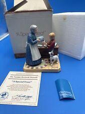 VTG 1982 Norman Rockwell A Special Treat Figurine w/COA Original Box & Packaging picture
