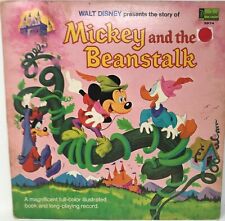 The Story Of Mickey And The Beanstalk Book And Record LP Vinyl Mono 1969 Unipak picture