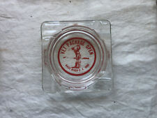 Vintage 1966 Vet Package Open Bass River C.C. (MA?) Glass Ashtray - Golfer Logo picture