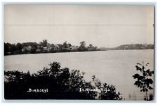 c1910's Bird's Eye View Fort Miller Hudson River New York NY RPPC Photo Postcard picture