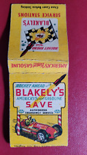 1930's Blakely's Gas Service Stations Matchbook Matchcover picture