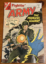 COMIC BOOK 1967 FIGHTIN' ARMY The Peerless Leader #75 Charlton Comics Group Vtg picture