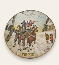 Gorham Dom Mingolla Christmas Plates Limited Edition Collectors Plate 1976 picture