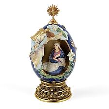 VINTAGE Faberge Egg The annunciation , Life of Christ, The Franklin Mint Rare picture