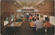 Hayward Wisconsin Railroad club car service train history land postcard C604 picture