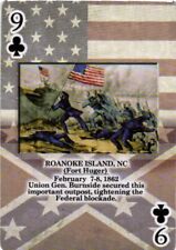 Roanoke Island, NC (Fort Huger) February 7-8, 1862 Civil War Playing Card picture