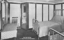 SHIP INTERIOR OF THE SS NORTH & SOUTH AMERICAN Boats Parlor Bedroom with Bath picture