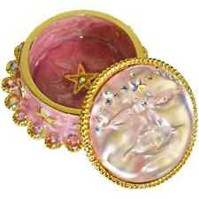 KIRKS FOLLY  Venus Seaview Moon 35mm Starlight Trinket Box goldtone/pixie pink picture