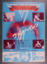 Van Halen Flyer Original Vintage Japanese Tour Promotion 1978 picture