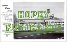 BAKERSFIELD, CA~ TOPPER MOTOR HOTEL, Hwy 99 ~ REAL PHOTO postcard~ 1950s  picture