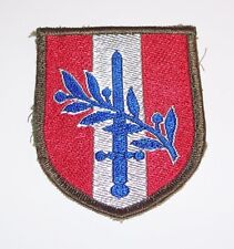 ORIGINAL POST WW2 GERMAN MADE BEVO WOVEN AUSTRIA OCCUPATION FORCES PATCH picture