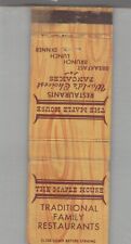 Matchbook Cover The Maple House Family Restaurants picture