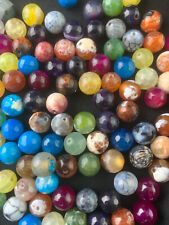 100 Pcs Tibetan Old Agate Dzi 10mm Round Beads  picture