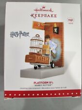 Hallmark Keepsake 2015 Platform 9 3/4 Ornament Harry Potter with Magic Sound picture
