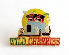 Wild Cherries Lapel Hat Pin Vintage Car Fruit Summertime picture