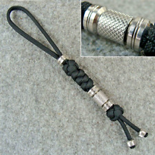 Handmade Paracord Knife Lanyard With Stainless Steel Beads / Knife Lanyard Bead picture