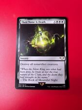1x THEIR NAME IS DEATH - Warhammer 40k  - MTG - Magic the Gathering picture
