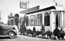 Berkshire Hills Diner Trolley Car Pittsfield Massachusetts MA Reprint Postcard picture