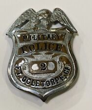Vintage Military Police Badge #2 Ft. Fort Oglethorpe (Misspelled) GA **As-Is** picture