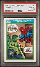 1990 Impel Marvel Universe #154 PSA 10 Spider-Man Presents: The Hulk new holder picture