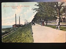 Vintage Postcard 1913 The Front Waterworks in distance Buffalo New York picture