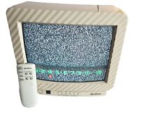 Vintage Analog Quasar Model TP1020DH color TV Year 1990 9 in screen Waffle front picture