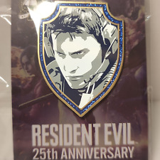 Resident Evil Chris Redfield 25th Anniversary Enamel Pin Official Capcom Brooch picture
