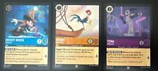 Disney Lorcana OP Foil Promo Card Lot - First Chapter - Mickey, HeiHei, Yzma picture