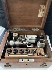 Antique Complete 1850’s Elliott Bros, London #565 Steam Engine Indicator Boxed picture