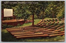 Outdoor Amphitheatre Mammoth Cave National Park Kentucky Linen PM VNG Postcard picture