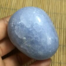 EPIC GEMS- 148g Natural Polished Blue Celestite Crystal Fossil Gemstone Specimen picture