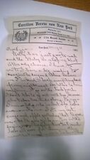 ANTIQUE  Handwritten Letter Correspondence  1918 picture