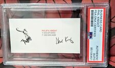 PSA Phil Knight Autograph LeBron James Image Nike Business Card Signed picture