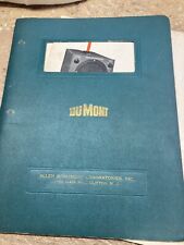 DuMont Laboratories  ​Cathode-Ray Oscillograph Type 304-A - MANUAL AND BROCHURE picture