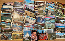 Estate lot of 663 different unused US and Canada Postcards - animals, places etc picture
