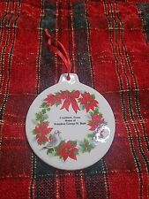 Crawford Texas Home Of President George W. Bush Ceramic Christmas Ornament picture