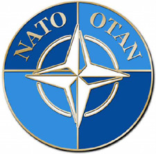 NATO OTAN NORTH ATLANTIC TREATY ORGANIZATION LAPEL HAT PIN picture