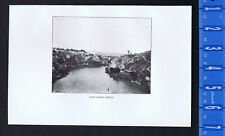 PORTUGAL: Approaching Porto (Oporto), City and Port - 1909 Print picture